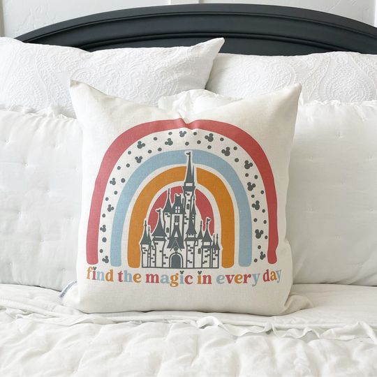 Discover Happiest Place on Earth pillow covers, Disney pillow covers, Disney decor