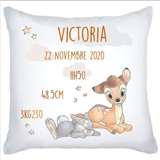 Discover Baby birth cushion Throw Pillow Disney