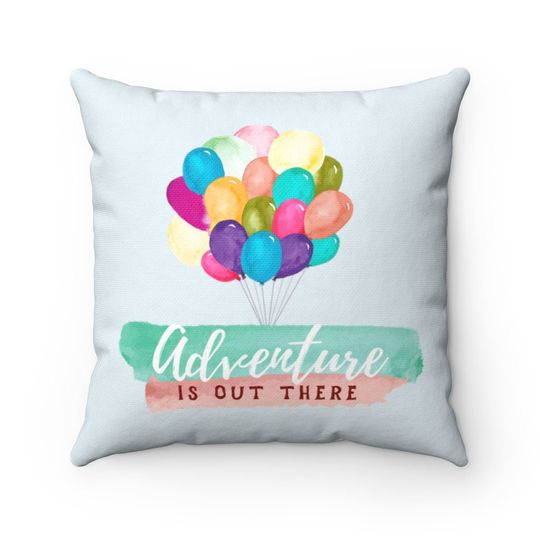 Adventure Is Out There Pillow, Disney Pillow, Disney UP Movie Cushion