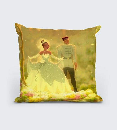 Tiana & Naveen Cushion  - Princess and the Frog - Wedding - Icons Collection