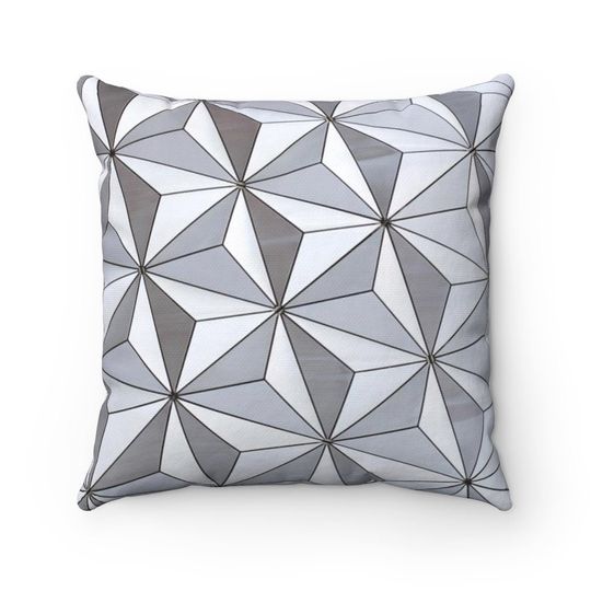 Discover Spaceship Earth Pillow, Epcot Throw Pillow, Decor, Gifts, Couch Pillow