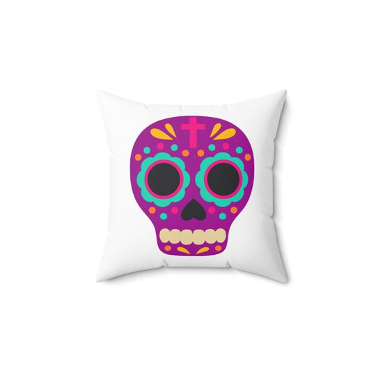 Discover Halloween - Da de Muertos - Day of the Dead - Square Pillow
