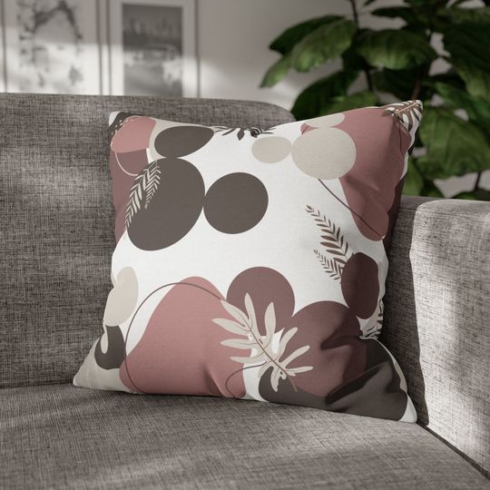 Discover Boho Blush Pillow, Hidden Mickey Throw Pillow, Geometric, Modern Chic, Minimalist,