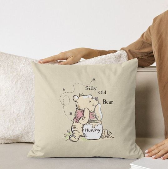 Discover Disney Winnie the Pooh printed cushion cover Christmas gifts disney