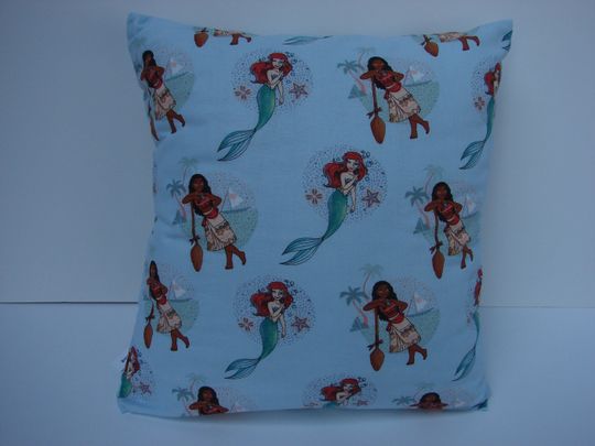 Discover Moana and Mermaids Cotton-filled Cushions/Disney Princess/ Girl's bedroom