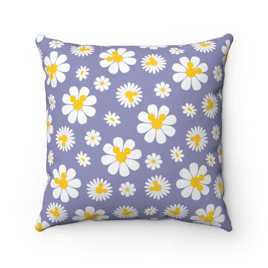 Discover Disney Daisy Throw Pillow, Disney Pillow, Mickey Cushion, Disney Cushion