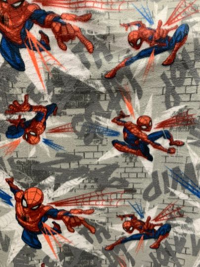 Spiderman Fleece Blanket/  Spidey In Action Fleece Blanket Perfect for Blanket