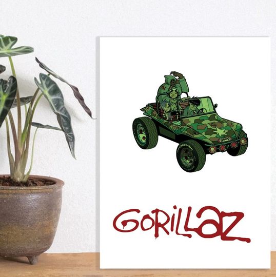Gorillaz Poster Debut Album "Gorillaz" Poster