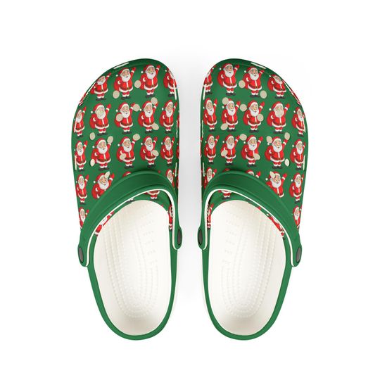 Discover Santa Ugly Christmas Clogs