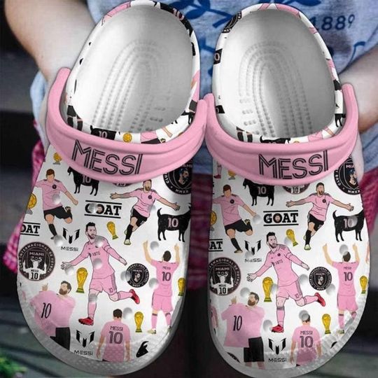 Discover Messi Clogs, Sports Crocs, Birthday Gift, Gift for Soccer Fans, Lionel Messi Themed Crocs