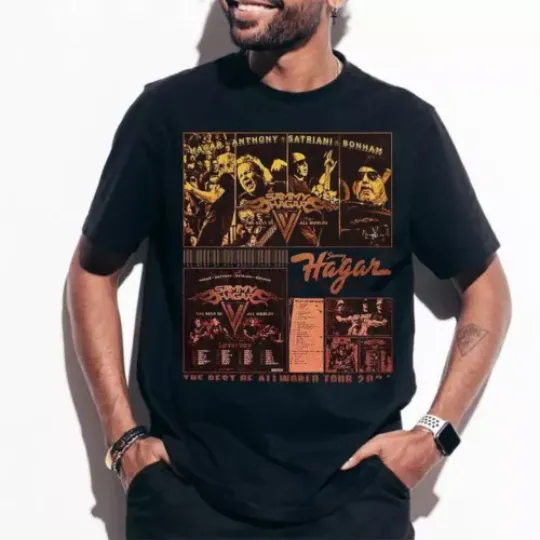 Discover Sammy Hagar The Best of All Worlds 2024 Tour t-Shirt, Sammy Hagar Concert Tour