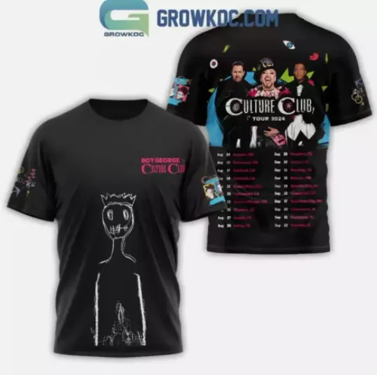 Boy George And Culture Club Tour 2024 3D T Shirt