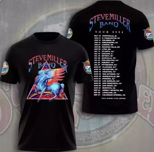 Hot 2024 Green Day Band Tour 2024 T Shirt 3D Music Band For Men Women shirt