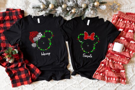 Disney Christmas Shirt, Mickey Christmas Shirt, Minnie Family Shirt, Christmas Trip Shirt, Disneyland Christmas, Disneyworld Christmas