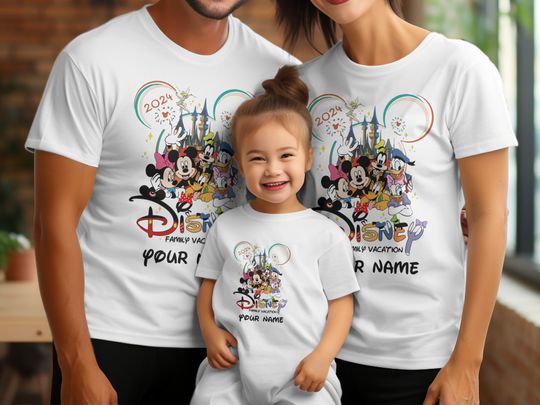 Discover Disneyland  Personalized T shirt, Disneyland Mickey & Minnie Couple Matching Unisex Tee Top, Couple Love Matching, Disney Trip Tee-Shirts.