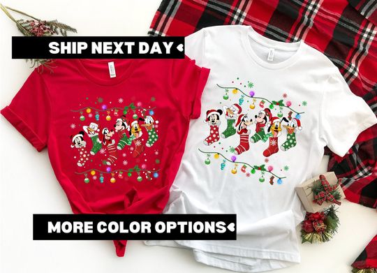 Mickey And Friends Christmas Shirt, Disney Christmas Shirt, Very Merry Disney Christmas Party Shirt, Disney Christmas Matching Shirt