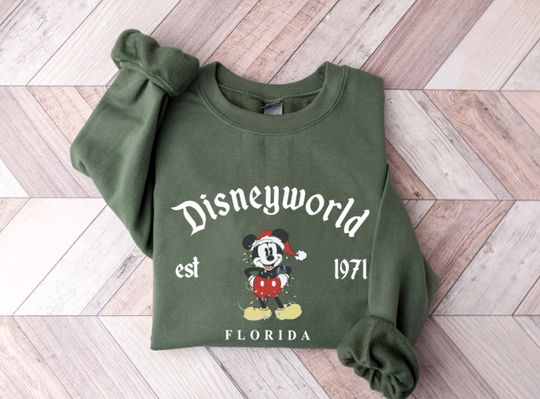 Christmas Disneyworld Est 1971 Florida Sweatshirt, Disney Christmas Tee, Disney Family Shirt, Disney Matching Shirts, Disney Christmas Shirt