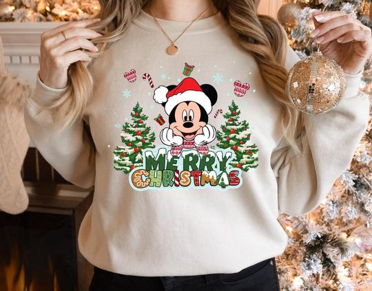 Discover Disney Christmas Caracter Shirt, Custom Disney Family Christmas Shirt, Mickey Minnie Christmas Tees, Christmas Family Shirt, Merry  Chrismas