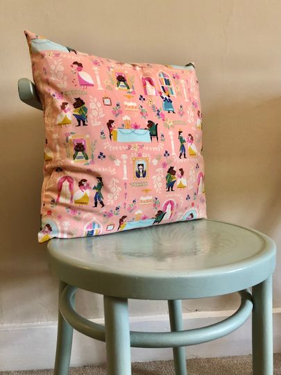 Beauty and the Beast Cushion Cover | Disney Princess | Little Girls Bedroom