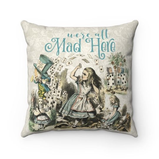 Discover Pillow Cover - Alice in Wonderland Gifts 101 Vintage Series, Birthday Gift Ideas