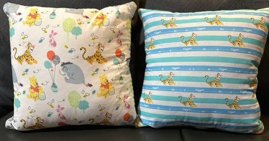 Winnie the Pooh Cushions - 30cm Handmade cushions. Perfect for reading spaces
