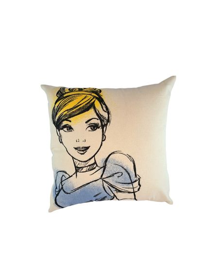 Discover Cinde Inspired Cotton Cushion Cover, Disney Cushions, Glass Slipper