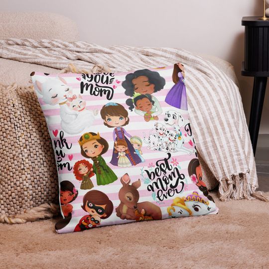 Discover Disney Inspired Mother and Daughter Pillow