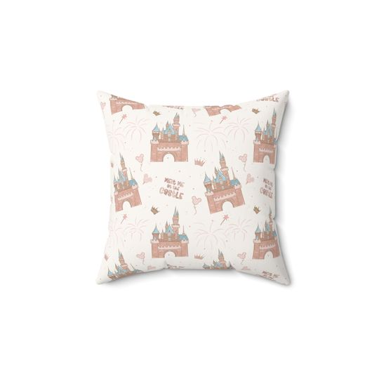 Discover Castle Square Decorative Pillow