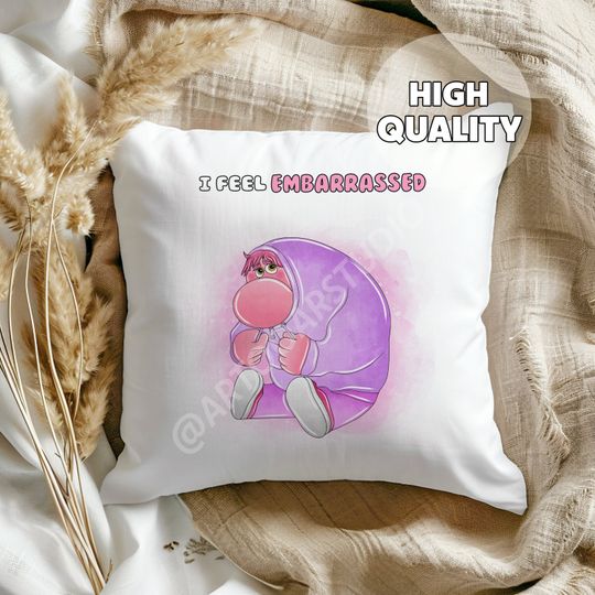 Embarrassment Inside Out 2 Pillow -  Its okay to Feel of the Feels, Kid Gift