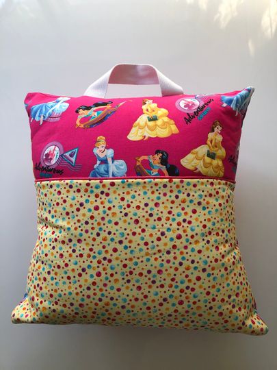 Book Buddy - Princess Reading Pillow with Pocket for Books