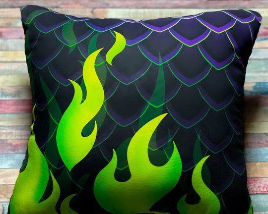 Discover Nerdipillows Dragon Fire Pocket Pillow
