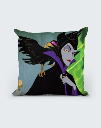 Maleficent Cushion (14x14) - Sleeping Beauty - Icons Collection