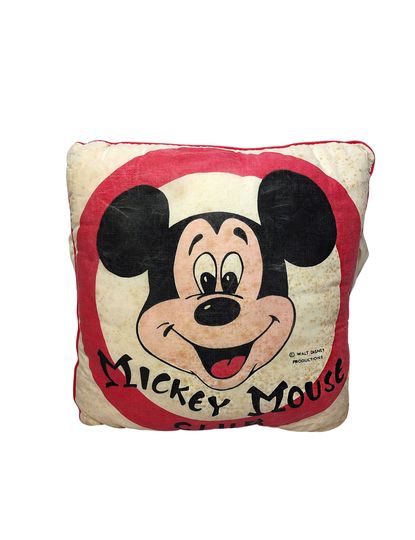 Discover 50s Mickey Mouse Club Walt Disney  Throw Pillow