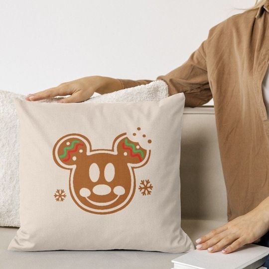 Disney snacks printed cushion cover Christmas gifts disney world accessories