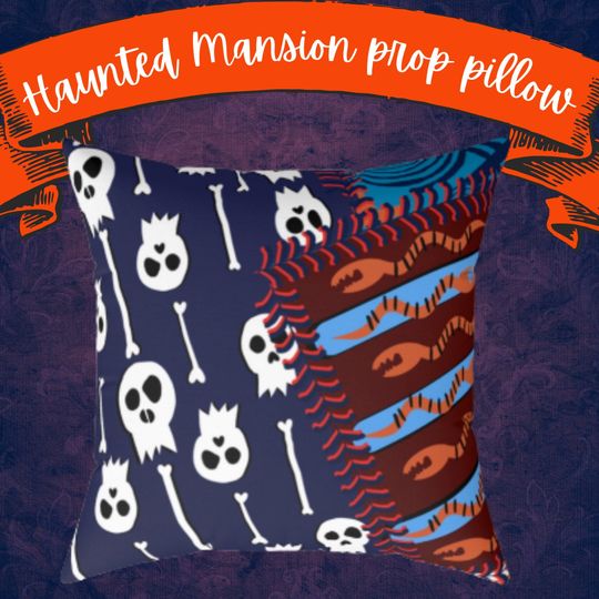 Pillow: Haunted Mansion Nightmare Before Christmas Present Prop