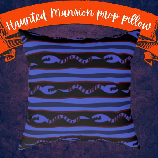 Pillow: Haunted Mansion Nightmare Before Christmas Present