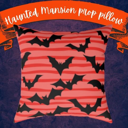 Discover Pillow: Haunted Mansion Nightmare Before Christmas Present