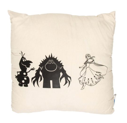 Discover Authentic Comme des Garons and Disney Collaboration "Frozen" Throw Pillow