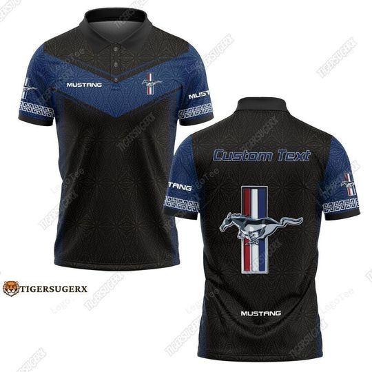 Discover Personalized Ford Mustang Polo Shirt, Ford Car Short Sleeve Shirt, Gifts For Ford Lovers, Ford Vehicles T-Shirt, Ford Mustang Outfits