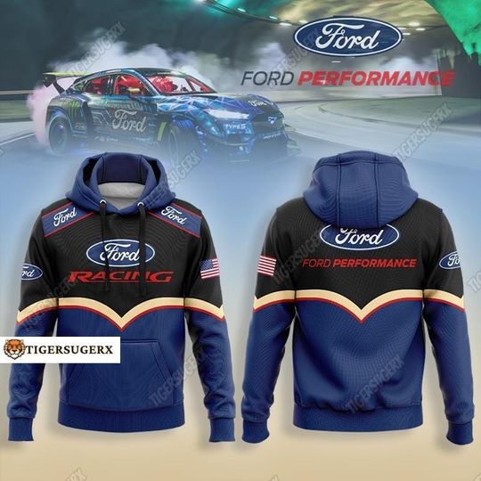 Discover Ford Racing Hoodie, Racing Car Shirt, Motorcycle Hoodie Men, Father's Day Gifts, Ford Motor Shirt, Trendy Hoodie, Ford Fans Hoodie