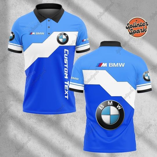 Discover B.m.w Car Polo Shirt, Motorcycle Racing Shirt For Men, Custom B.m.w Polo For Sport Golf, Car Sleeve Shirt, B.m.w Racing Polo Tee
