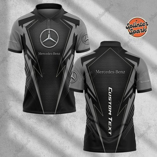 Discover Mer.ce.des Car Polo Shirt, Car Sleeve Shirt, Mer.ce.des Racing Shirt For Dad, Personalized Mercedes Shirt, Mer.ce.des Motorcycle Polo
