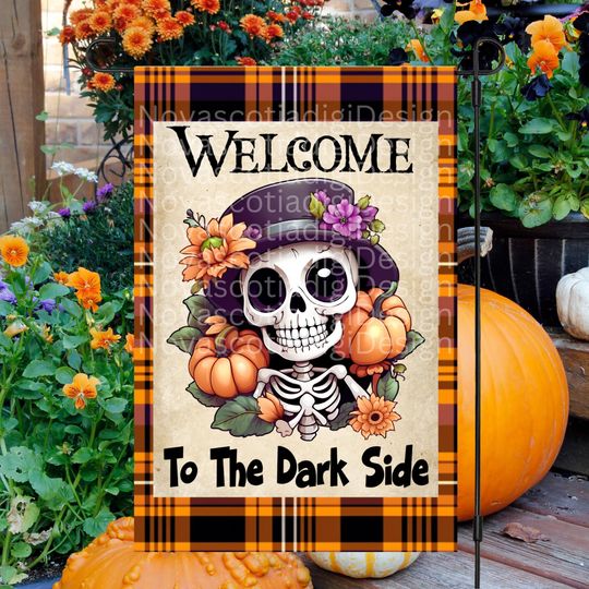 Discover 12x18 Garden Flag Sublimation Design, Sublimation Flag