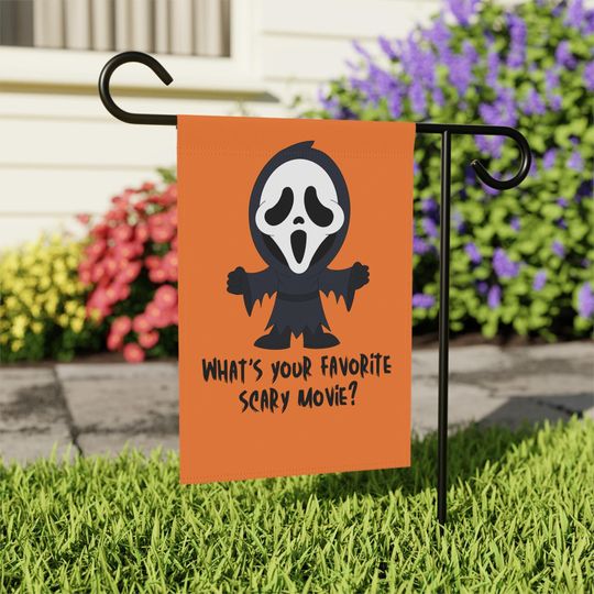 Discover Halloween Garden Flag, Scream Face Halloween Decor