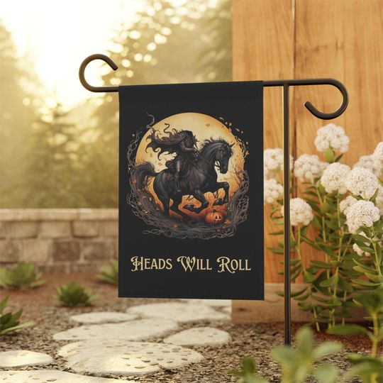 Sleepy Hollow Headless Horseman Flag II, Heads Will Roll |  Garden & House Banner