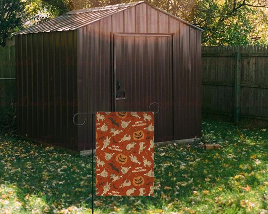 Discover Jack-o'-Lanterns and Bones Halloween Garden Flag, Outdoor Halloween Decor