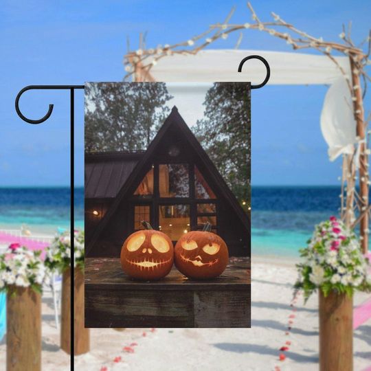 Discover Halloween Pumpkin Garden Flag | Spooky Fall Yard Decor
