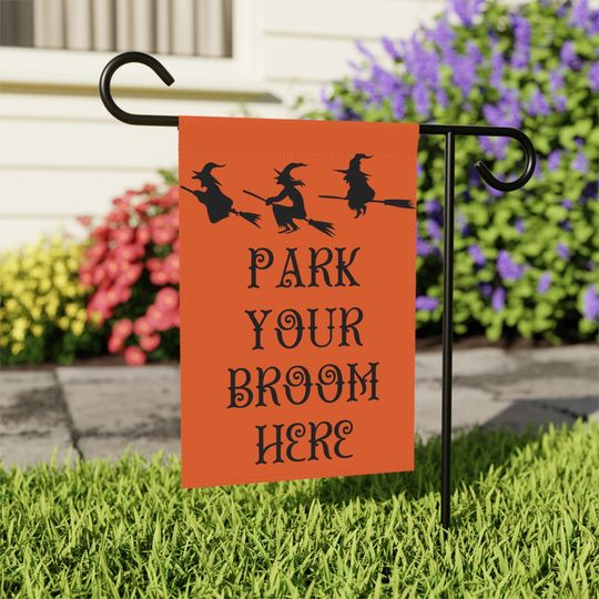 Discover Halloween Garden & House Banner, Halloween Witch Yard Flag