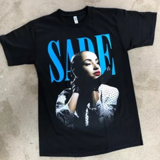 Discover Sade Shirt, Sade Cotton Black Unisex T-shirt