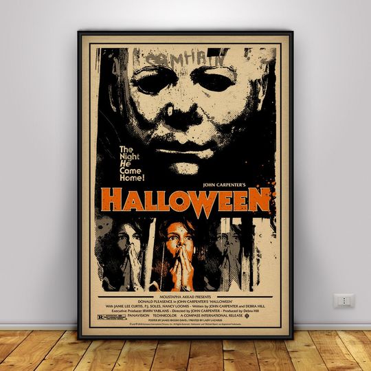 Discover Halloween Poster | Wall Art | Wall Prints | Home Decor | Kraft Paper Print